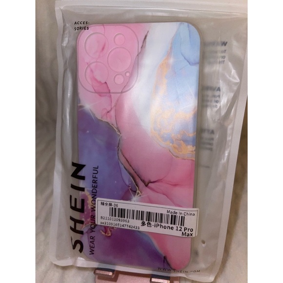 Sparkle Marble Pattern Pink iPhone 12 Pro Max Case 💖 - Picture 9 of 17